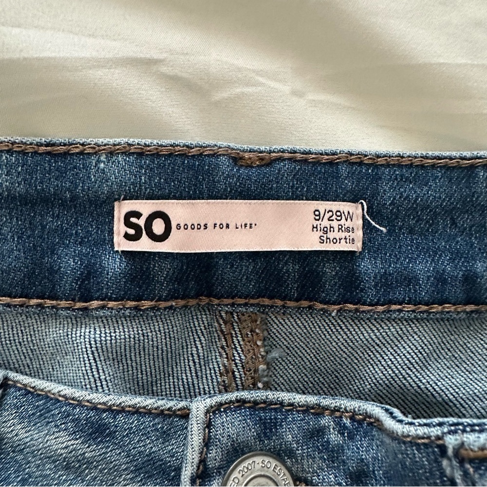 Distressed Denim Shorts - Picture 6 of 9